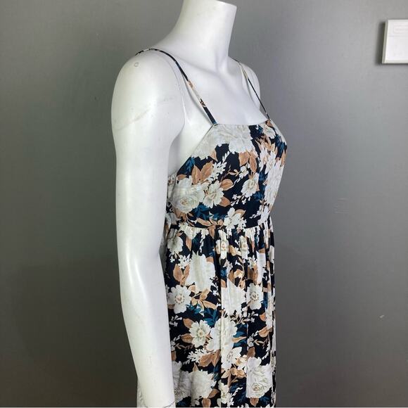 Abercrombie & Fitch Maxi dress XS Babydoll floral cottagecore strappy cotton - Picture 10 of 16
